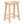 PJ Wood Classic Saddle-Seat 24 Inch Kitchen, Table, & Bar Counter Stool, Natural