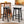 PJ Wood Classic Saddle-Seat 24 Inch Kitchen, Table, & Bar Counter Stool, Black