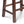 PJ Wood Classic Saddle-Seat 24 Inch Kitchen, Table, & Bar Counter Stool, Walnut