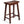 PJ Wood Classic Saddle-Seat 24 Inch Kitchen, Table, & Bar Counter Stool, Walnut