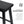 PJ Wood Classic Saddle-Seat 29 Inch Tall Kitchen Counter Stools, Black, Set of 2