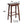 PJ Wood Classic Saddle-Seat 29In Tall Kitchen Counter Stools, Walnut, Set of 2