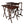PJ Wood Folding TV Tray Tables with Compact Storage Rack, Walnut, 5 Piece Set - TRAPSKI