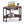 ODK Corner Triangle Computer Desk w/ Storage Space & Keyboard Tray, Rustic Brown - TRAPSKI