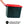 Rubbermaid Roughneck 18 Gal Plastic Holiday Storage Tote, Green and Red (6 Pack)
