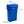 United Solutions 23 Gallon Highboy Kitchen Recycling Bin with Swing Lid, Blue