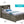 Modern Design Storage Bed With Bookcase Headboard