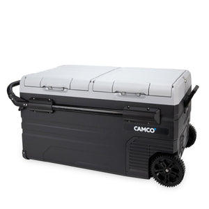 Camco CAM-750 75 Liter Portable Compact Refrigerator with Dual Zone Cooling