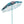 SlumberTrek Moda Adjustable Height Push Button Tilt Beach Umbrella, Coral Leaf