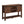 OKD Farmhouse Console Entryway Table with Sliding Barn Doors, Reclaimed Barnwood