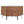 Fan Shape Reclaimed Wood Corner Media Table For Living Room Wise Use Your Space - Natural