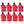 VP Racing 5.5 Gal Container Utility Container Jug, Red (8 Pk)