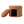Orange Pet Friendly Ottoman with Removable Pet Cushion and Hidden Pet Nook