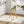 Modern Round Tempered Glass Dining Table With Sturdy Metal Legs For 1 - 4 People - Gold