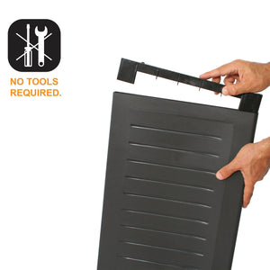 RAM Quality Products ELITE Adjustable 4 Shelf Storage Utility Cabinet, Dark Gray