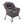 JOMEED Modern Plush Fabric Lazy Accent Chair with Armrests and Side Pocket, Grey