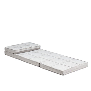 JOMEED 5 Position Adjustable Space Saving Convertible Flip Sleeper Chair, Gray