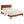 MUSEHOMEINC Mid Century Modern Solid Pinewood Platform Bed with Headboard, Queen