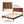 MUSEHOMEINC Mid Century Modern Solid Pinewood Platform Bed with Headboard, King