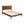 MUSEHOMEINC Mid Century Modern Solid Pinewood Platform Bed with Headboard, Queen