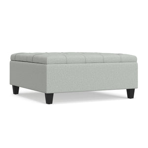 Harrison - Coffee Table Storage Ottoman Lift Top - Stone Gray
