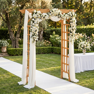 Wedding Arbor With Trellis Design