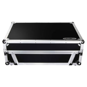 ODYSSEY FZGSPRIME4W2 Denon Prime 4 Flight Zone Case with Laptop Platform & Racks