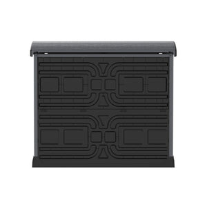 Duramax CedarGrain StoreAway 1200L Outdoor Deck & Garden Storage Box, Charcoal