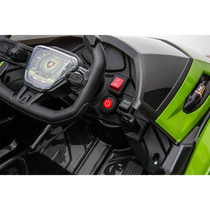 Dakott Lamborghini Gran Turismo V12 Vision Battery Power Ride On Car Toy, Green