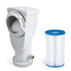 Funsicle 1000 Gallon SkimmerPlus 2-in-1 Filter Pump System for Above Ground Pool