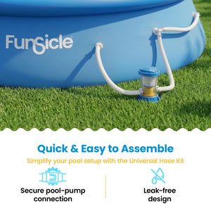 Funsicle 59"x1.5" Universal Replacement Hose Kit for Above Ground Swimming Pool