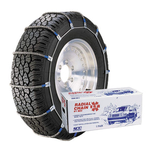 Security Chain TC2512MM Grip Snow Radial Cable Tire Chain for Light Trucks, Pair - TRAPSKI