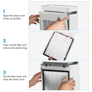 Mooka KJ203F-142 Home Air Purifier for Large Rooms with True HEPA Air Filter - TRAPSKI