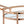Lakelyn Clear Glass & Rose Gold Finish Serving Cart