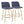 Toriano - Contemporary, Fixed Height Counter Stool With Swivel With Round Footrest (Set of 2)
