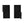 Wall Mounted Bathroom Medicine Cabinet Eak Two Doors, Two Shelves - Black