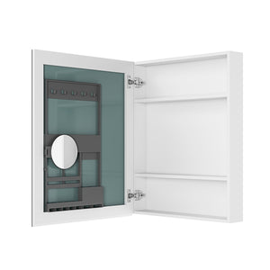 24'' W x 30'' H Surface Frameless Mirror Medicine Cabinet