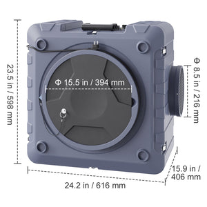 Air Scrubber with 3-Stage Filtration and 550 CFM Airflow