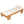Teak Finish Acacia Wood Daybed with Cream Cushion