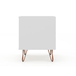 Rockefeller - Nightstand With 2 Drawers - White