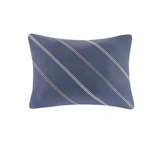 Queen Striped Comforter Set with Bed Sheets