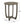 Hermosa Rustic Circular Bistro Table - Gray