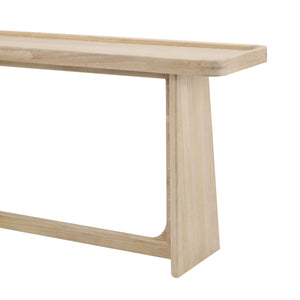 Farmhouse Console Table with Tray Top Design