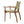 Durable Outdoor Dining Chair with Acacia Wood Frame and Wicker Seat