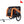 Large Folding Bike Trailer for Dogs – 66LB Capacity All-Terrain Pet Carrier
