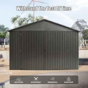 12x20ft Outdoor Metal Garage Shed