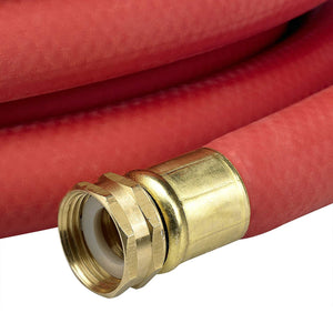 Underhill Ultramax 75' Garden Hose, Red & Precision Cloudburst Hose End Nozzle