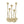 5-Light Cast Aluminum Taper Candle Holder