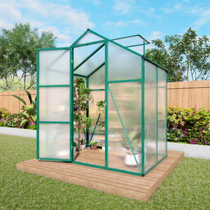Polycarbonate Walk-In house, Raised Base For Outdoor In All Season