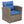 Edyo Living 6-Piece Gray Wicker Patio Furniture Conversation Seating Set, Blue